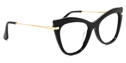 Indira Cat Eye Black Glasses1