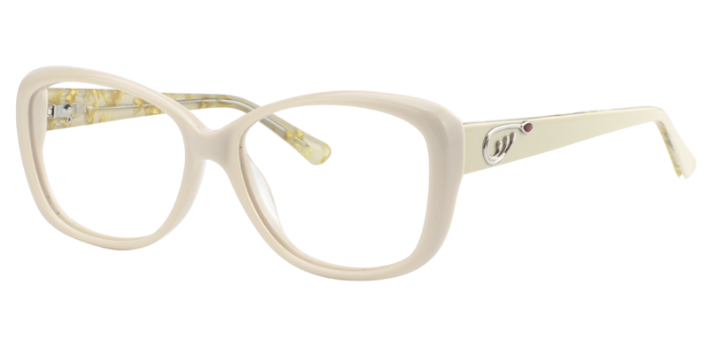 Oval Creamy Glasses2