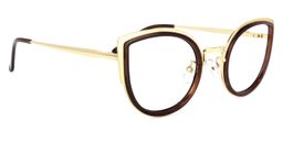 Quillan Cateye Brown Glasses2