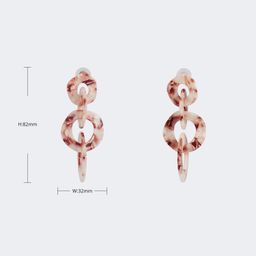 Vintage Round Floral Earrings4