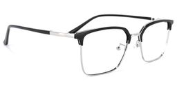 Quiller Rectangle Black Glasses2