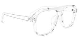 Ryan Geometric Clear Glasses2