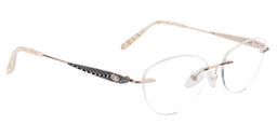 Melody Oval Gold Glasses3