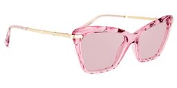 Juliet Pink Rectangle Sunglasses2