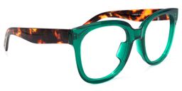 Harrell Square Dark-Green Glasses3