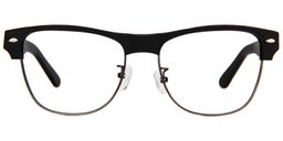 Letitia Browline Black Glasses0
