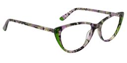 Benson Oval Purple Floral Glasses2
