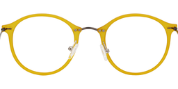 Ivy Round Yellow Glasses3