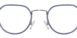Allen Round Blue Glasses2