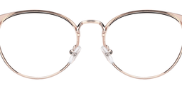 Kayla Round Black Glasses2