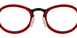 Pearl Oval Blue Glasses3