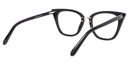 Tallulah Cat Eye Black Glasses4