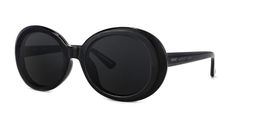 Elinor Oval Black Sunglasses1