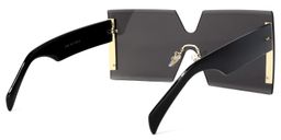 Shannon Square Black Sunglasses4