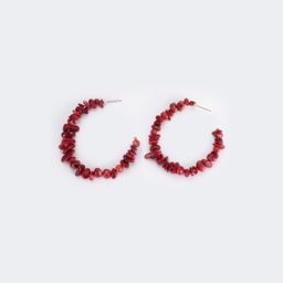 Stylish Turquoise Red Earrings1