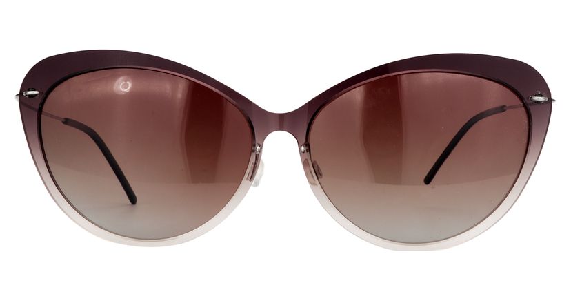  Abraham Cat-eye Brown Sunglasses