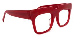 Travis Square Red Glasses2