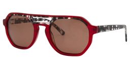 Aherne Aviator Red Sunglasses2