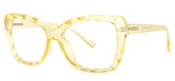 Wendell Cateye Yellow Glasses1
