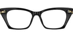 Nelly Cat Eye Black Glasses2