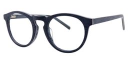 Adolf Round Dark Blue Glasses3