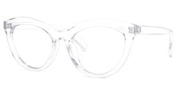 Fairy Cateye Clear Glasses1