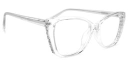 Yoselin Cateye Clear Glasses2