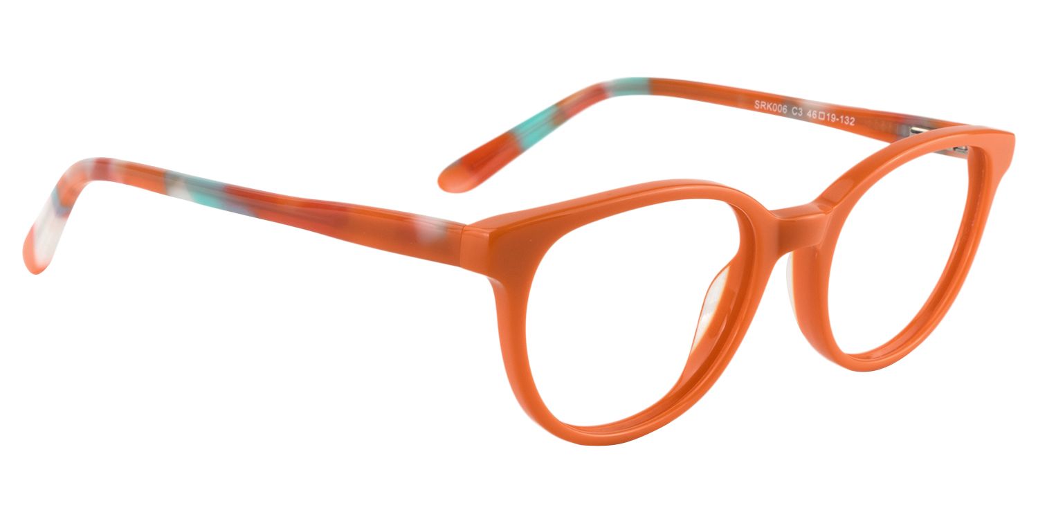 Square Orange Glasses | Zeelool Glasses3