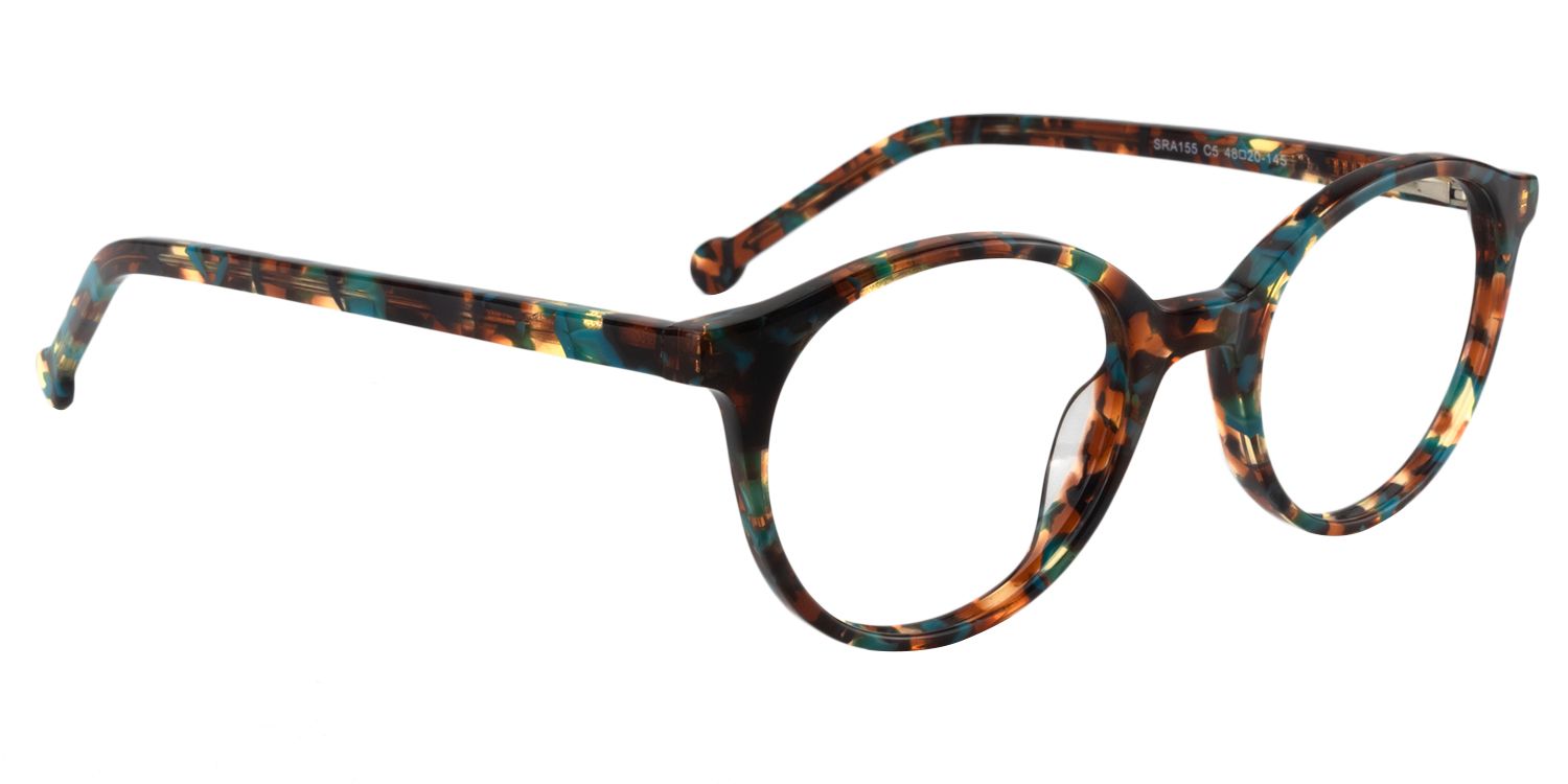 Round Floral Glasses | Zeelool Glasses2