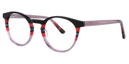 Margaret Round Light Purple Glasses2