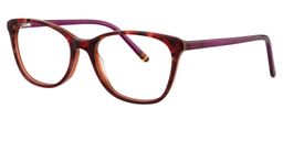 Alcuin Rectangle Dark Red Glasses3