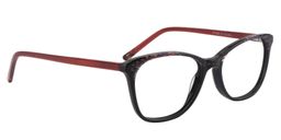 Alcuin Rectangle Black Glasses2