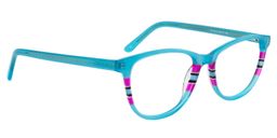 Natalie Square Light Blue Glasses3