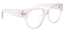 Perez Cateye Clear Glasses2