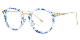 Ayala Round Floral Glasses1