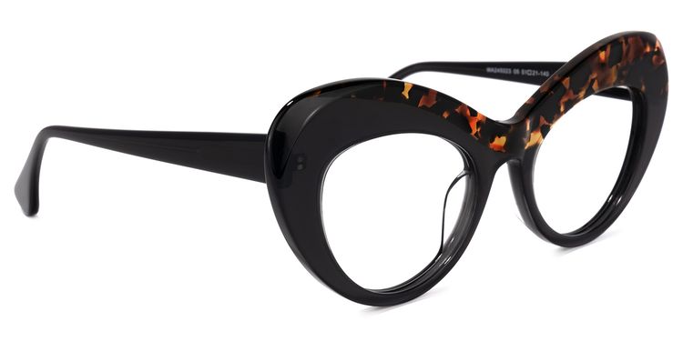 Bellamy Cateye Black-Tortoise Glasses