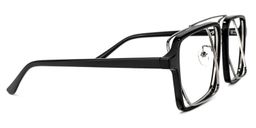 Nellie Aviator Black-Silver Glasses3