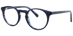 Anthony Round Dark Blue Glasses2