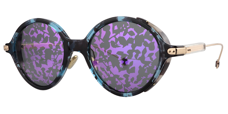 Round Blue Tortoise Sunglasses | Zeelool Sunglasses Online2
