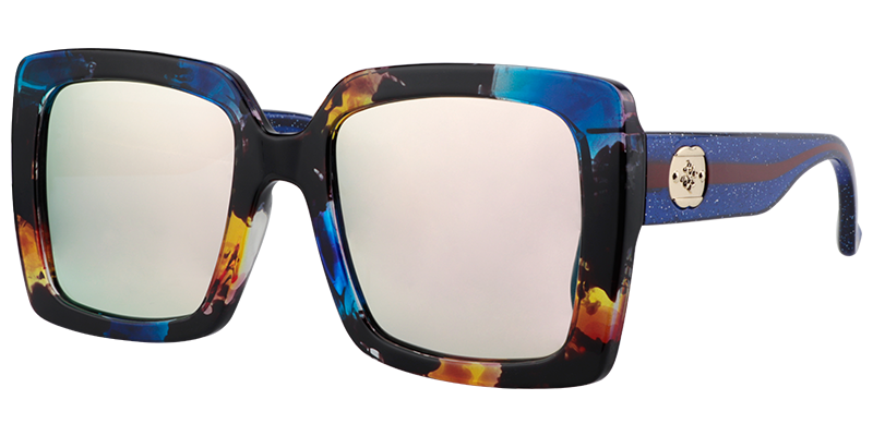 Square Blue Tortoise Sunglasses | Zeelool Sunglasses2