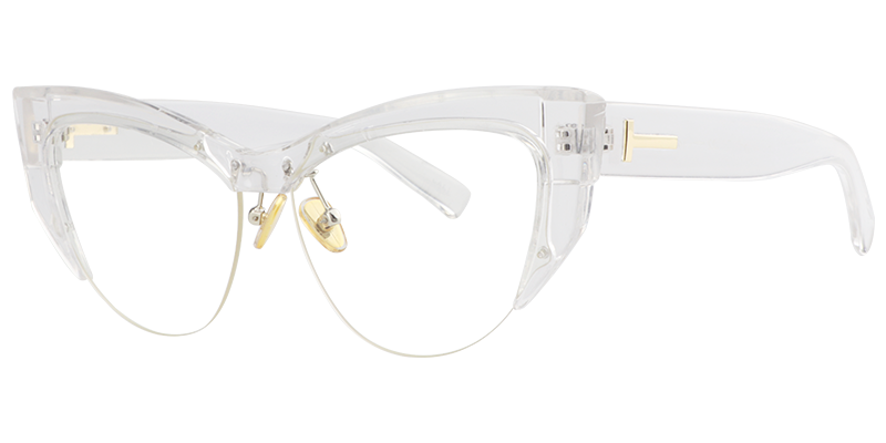 Cateye Clear Glasses | Zeelool Eyeglass Frames2