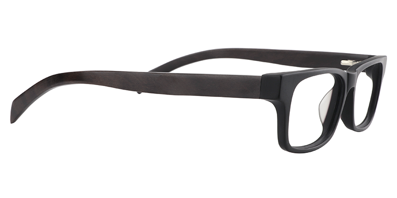 Rectangle Black Glasses | Zeelool Eyeglass Frames Online4