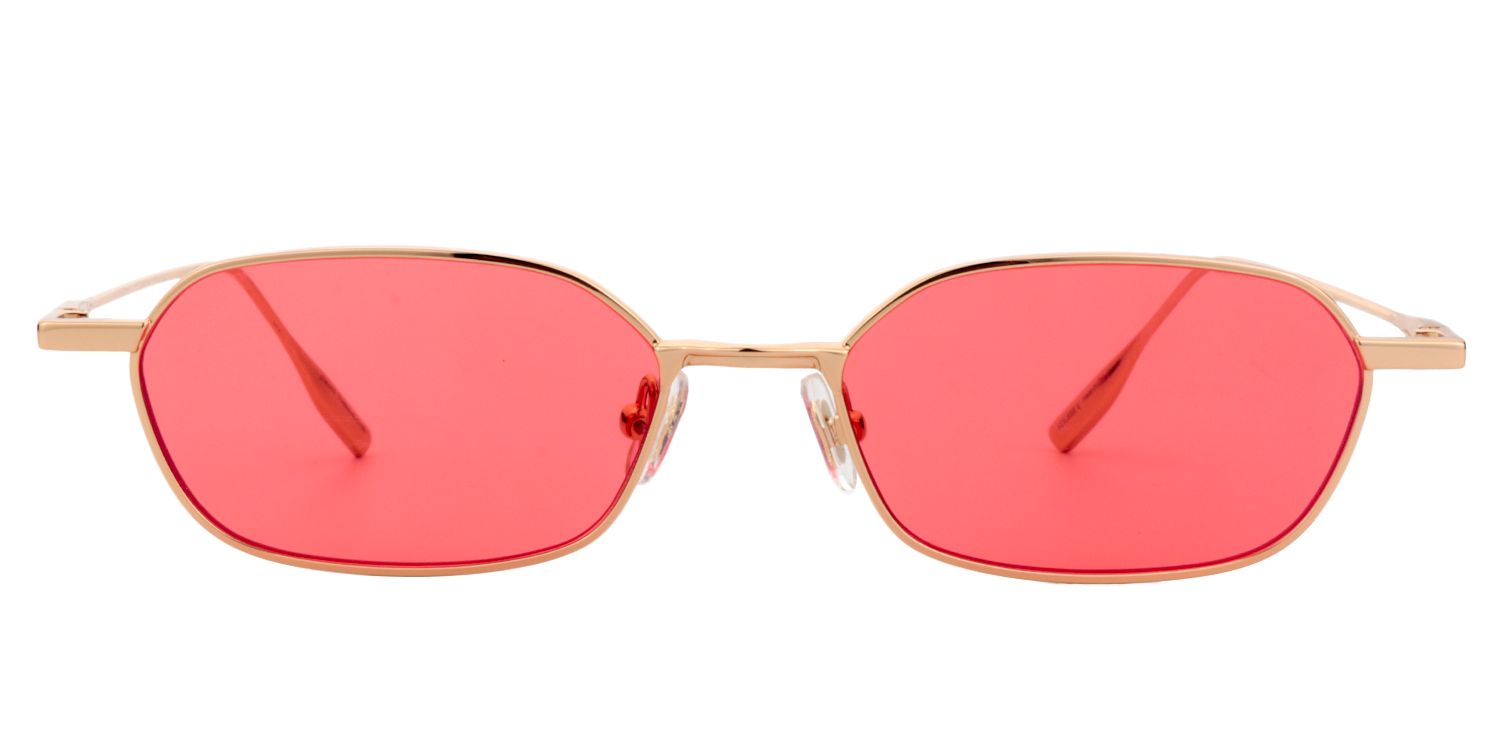 Rectangle Gold Sunglasses | Zeelool Sunglasses0