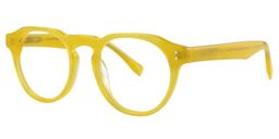 Alexa Round Yellow Glasses2