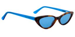 Alexandra Oval Blue Sunglasses3