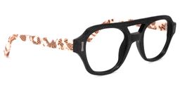 Cordero Round Black Glasses2
