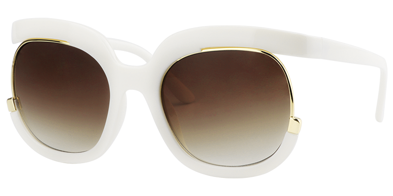Round White Sunglasses | Zeelool Sunglass Frames2