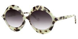Gemma Kiss Mouth Light Tortoise Sunglasses2