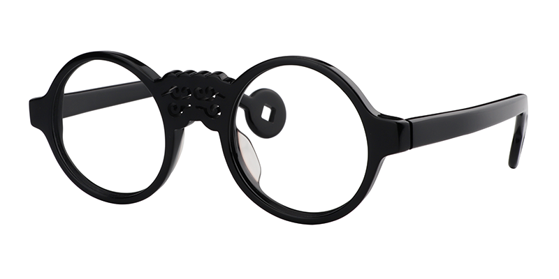 Round Black Glasses | Zeelool Optical Online2