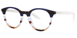 Sallie Round Dark Blue Glasses2